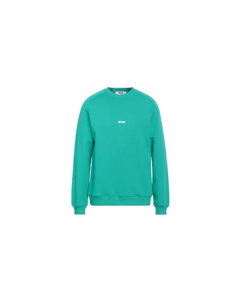 MSGM TOPS - Sweatshirtsauf YOOX.COM Smaragdgrün