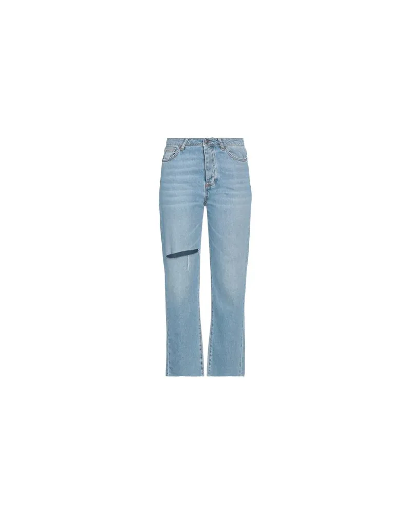 KONTATTO HOSEN & RÖCKE - Jeanshosenauf YOOX.COM Blau