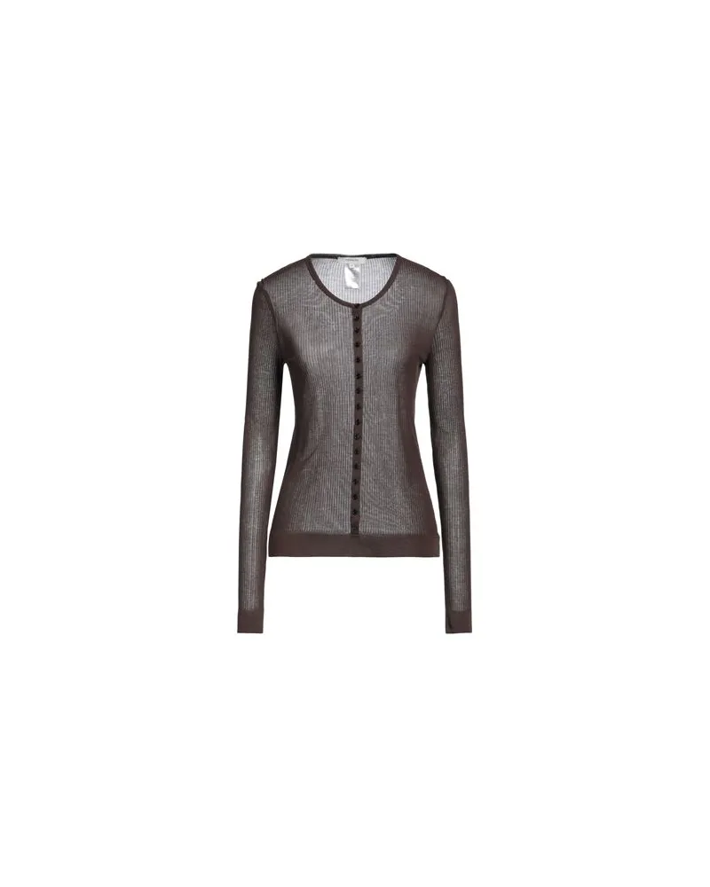Christophe Lemaire STRICKWAREN - Strickjackenauf YOOX.COM Dunkelbraun