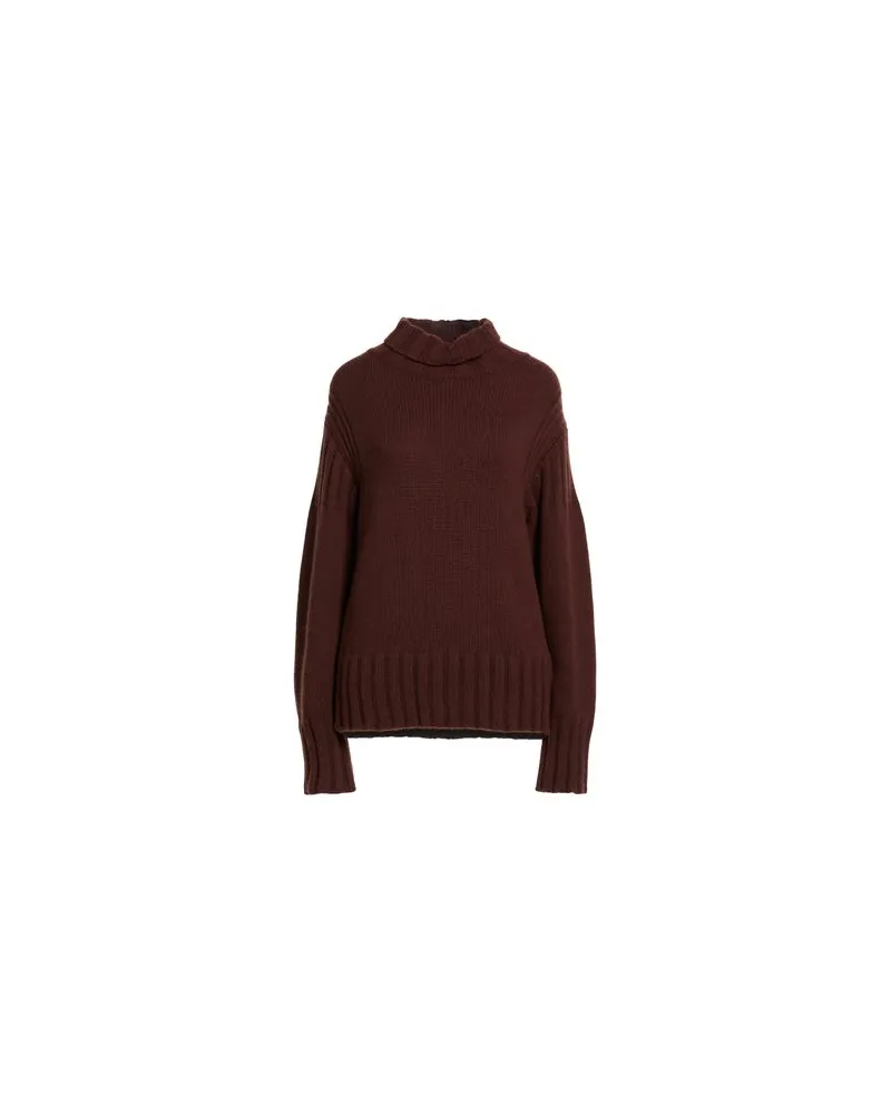 Jil Sander STRICKWAREN - Rollkragenpulloverauf YOOX.COM Braun