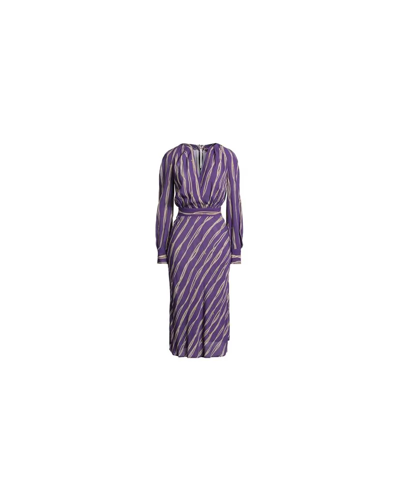 Elisabetta Franchi KLEIDER - Midi-Kleiderauf YOOX.COM Violett
