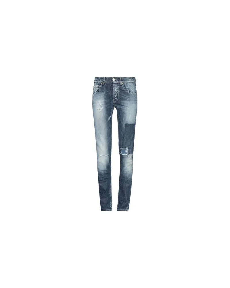 PMDS PREMIUM MOOD DENIM SUPERIOR HOSEN & RÖCKE - Jeanshosenauf YOOX.COM Blau