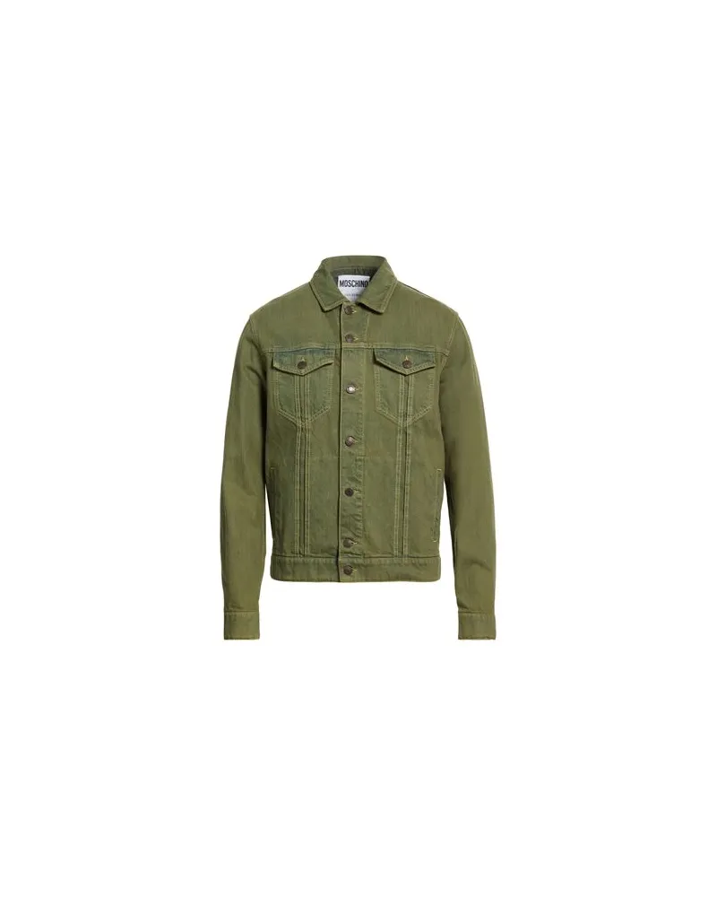 Moschino COUTURE - JACKEN & MÄNTEL - Jeansjacken/Mäntelauf YOOX.COM Militärgrün