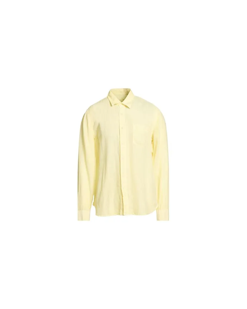 120% Lino TOPS - Hemdenauf YOOX.COM Pastellgelb