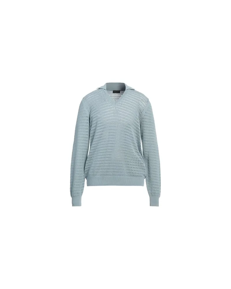 Roberto Collina STRICKWAREN - Pulloverauf YOOX.COM Blaugrau