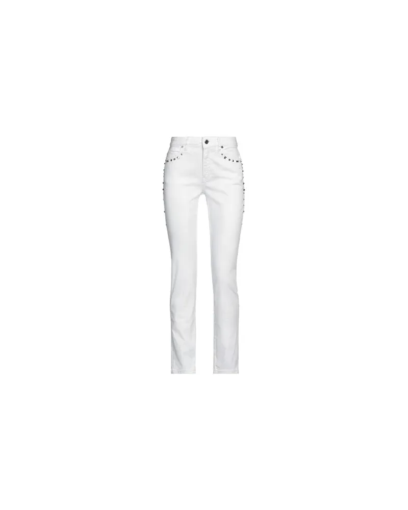 Just Cavalli HOSEN & RÖCKE - Jeanshosenauf YOOX.COM Weiß