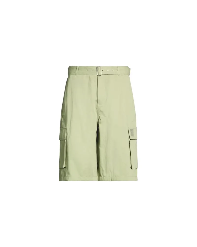 Kitsuné HOSEN & RÖCKE - Jeansshortsauf YOOX.COM Militärgrün