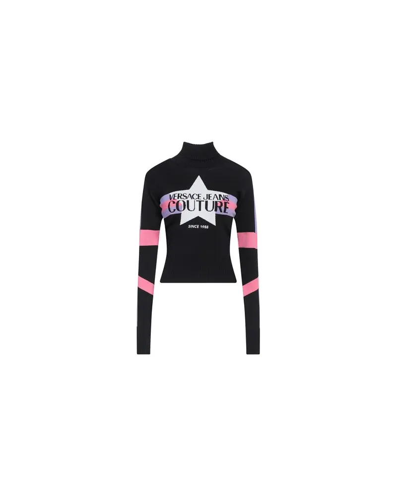 Versace Jeans STRICKWAREN - Rollkragenpulloverauf YOOX.COM Schwarz