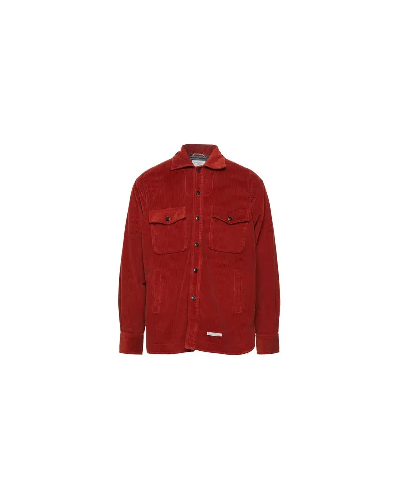 Tintoria Mattei TOPS - Hemdenauf YOOX.COM Ziegelrot