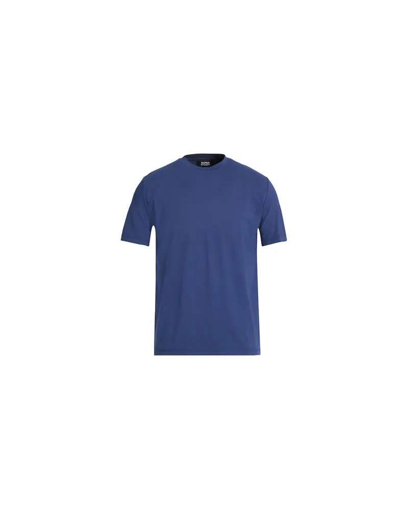 Alpha Studio TOPS - T-shirtsauf YOOX.COM Blau