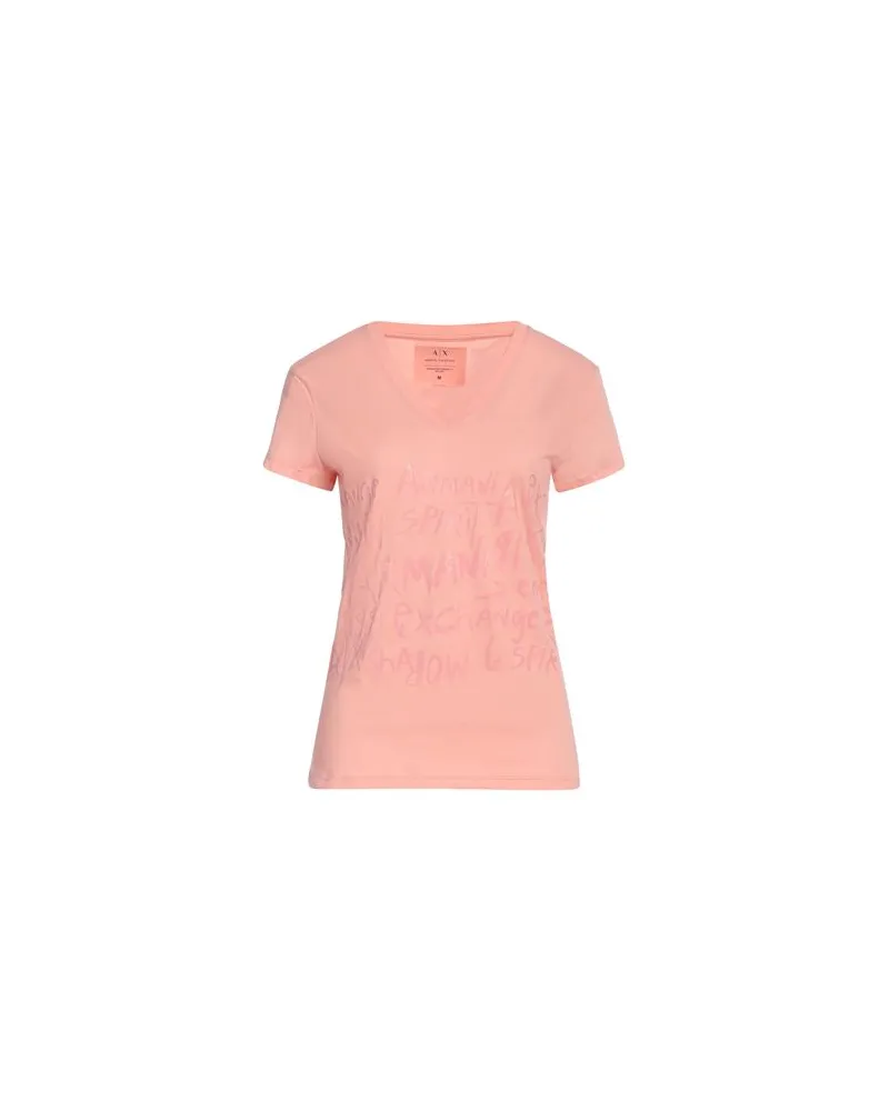Armani Exchange TOPS - T-shirtsauf YOOX.COM Lachs
