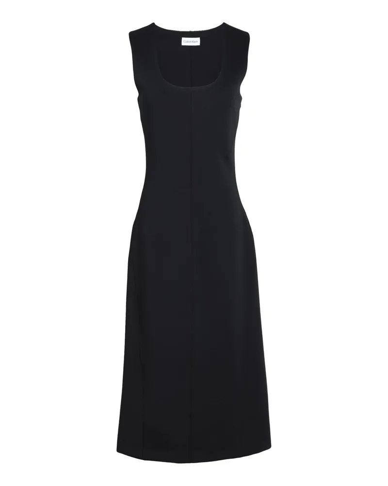 Calvin Klein Midi-Kleid Schwarz