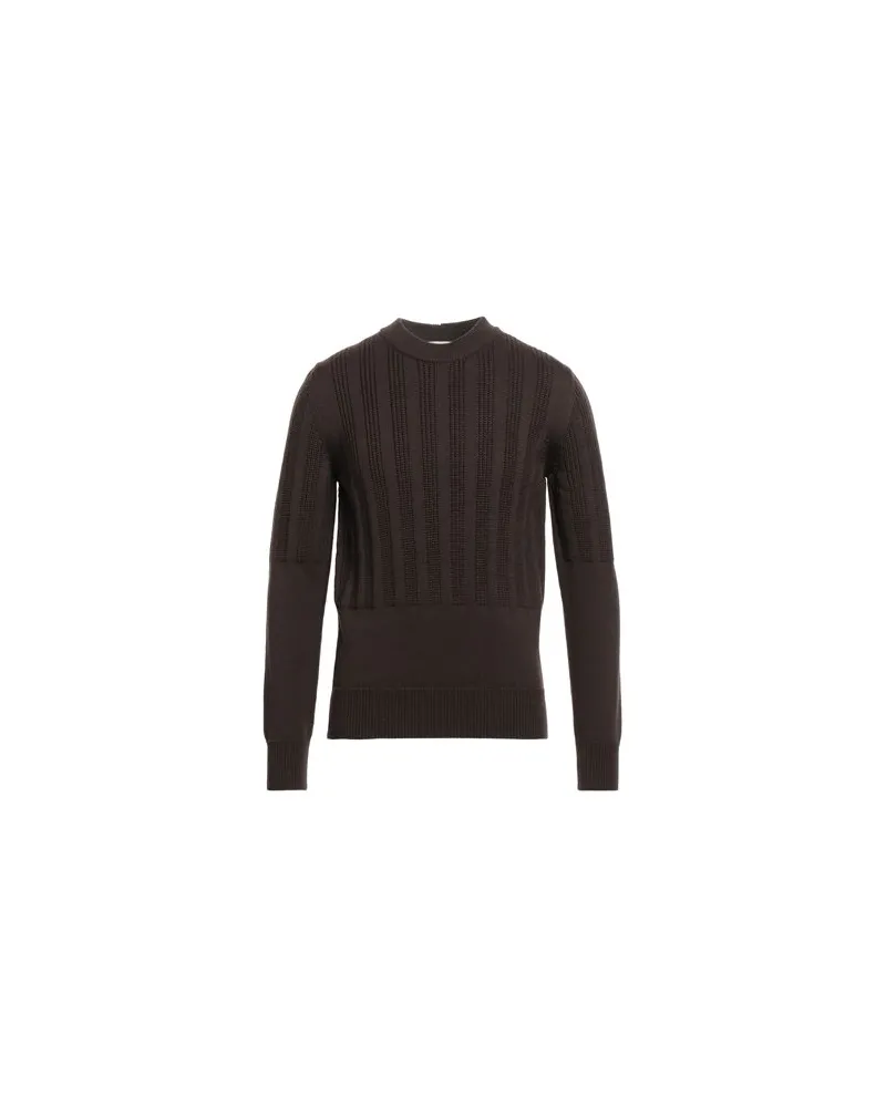 Paolo Pecora Milano STRICKWAREN - Pulloverauf YOOX.COM Dunkelbraun