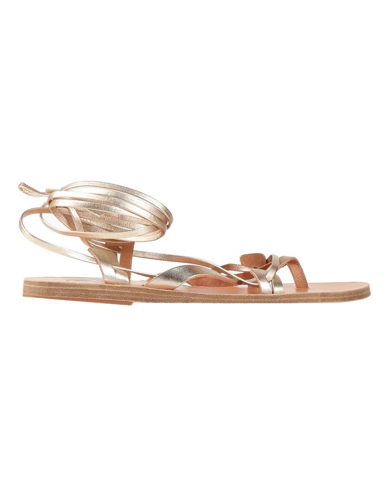 Ancient Greek Sandals Zehentrenner Platin