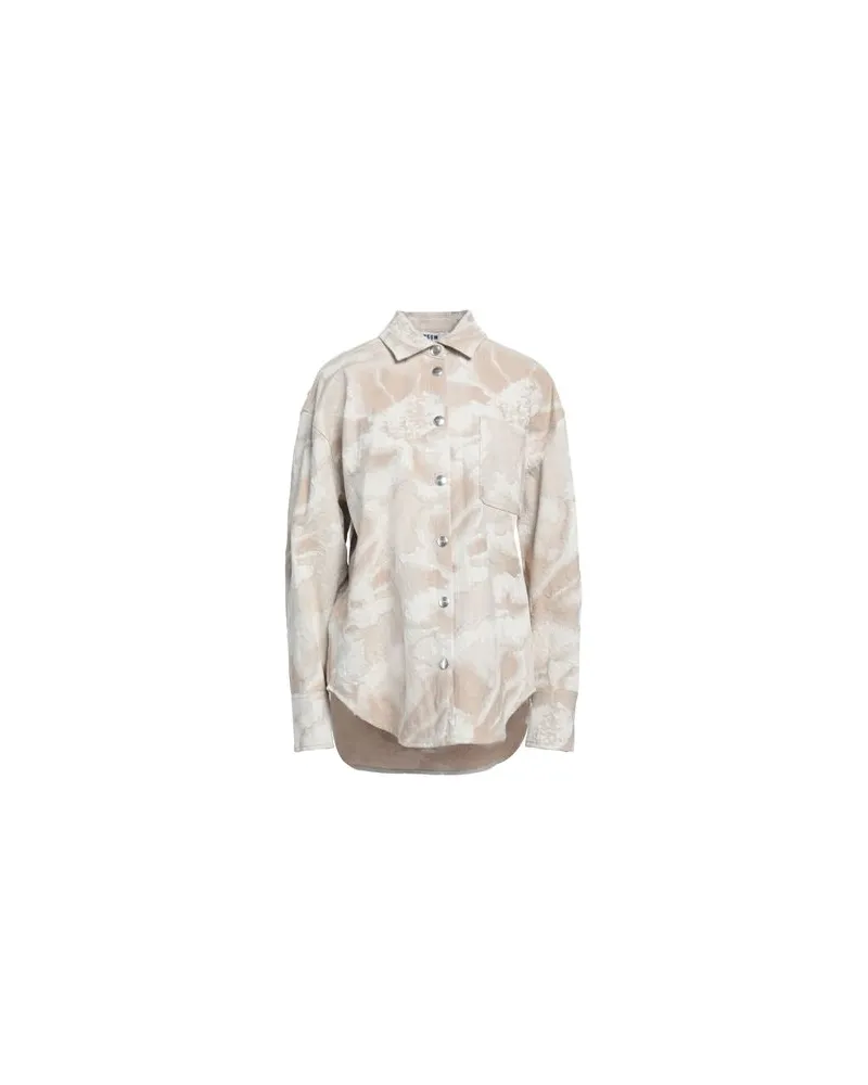 MSGM TOPS - Hemdenauf YOOX.COM Beige