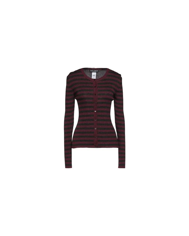 Dolce & Gabbana STRICKWAREN - Strickjackenauf YOOX.COM Pflaume