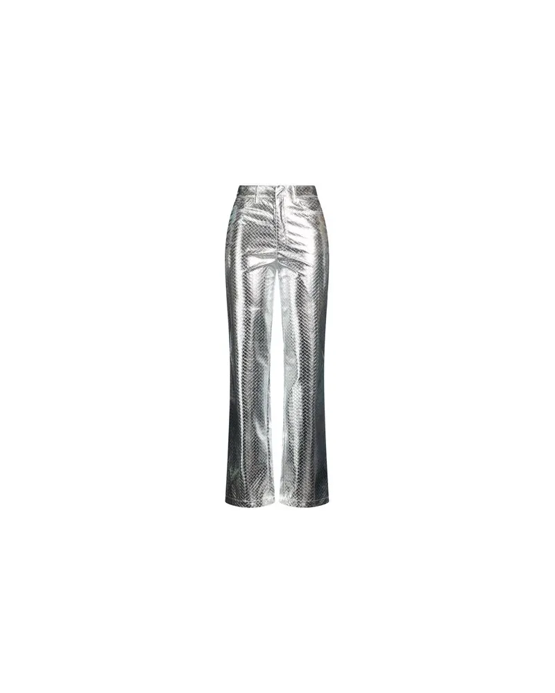 ROTATE Birger Christensen HOSEN & RÖCKE - Hosenauf YOOX.COM Silber