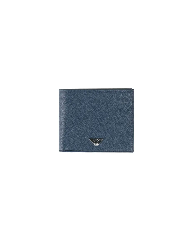 Emporio Armani Kleinlederwaren - Brieftaschenauf YOOX.COM Marineblau