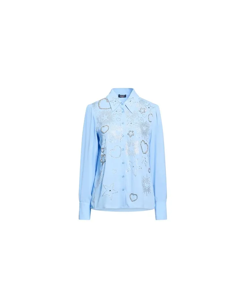 Liu Jo TOPS - Hemdenauf YOOX.COM Hellblau