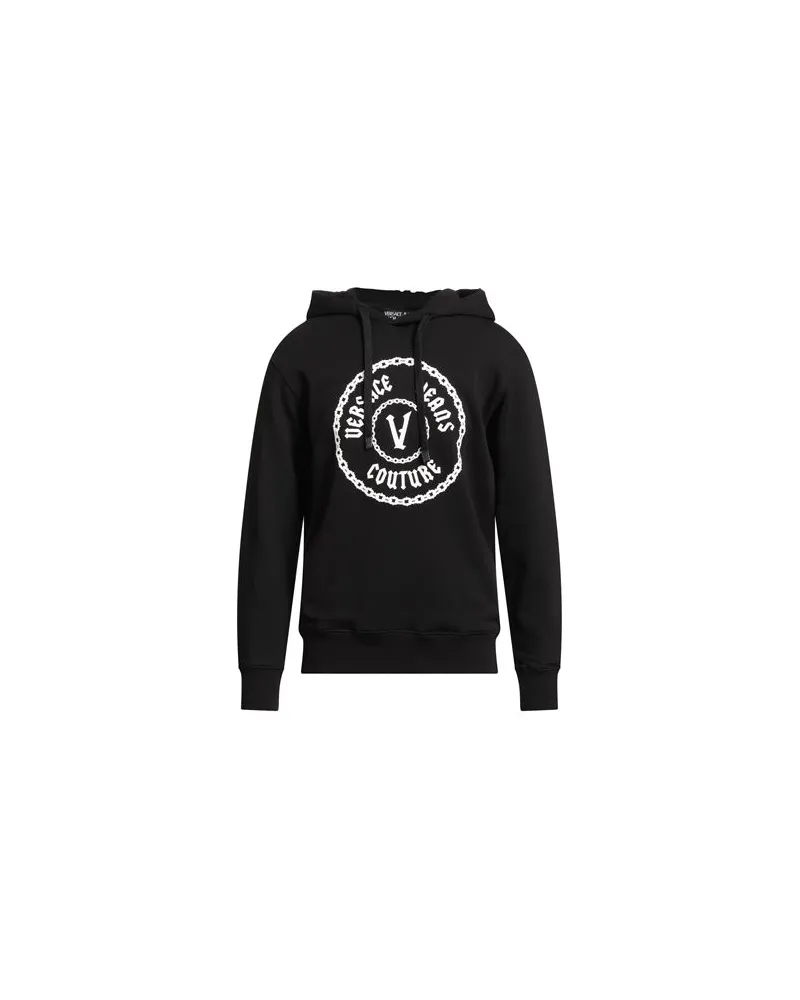 Versace Jeans TOPS - Sweatshirtsauf YOOX.COM Schwarz