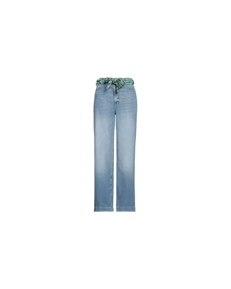 Guess HOSEN & RÖCKE - Jeanshosenauf YOOX.COM Blau
