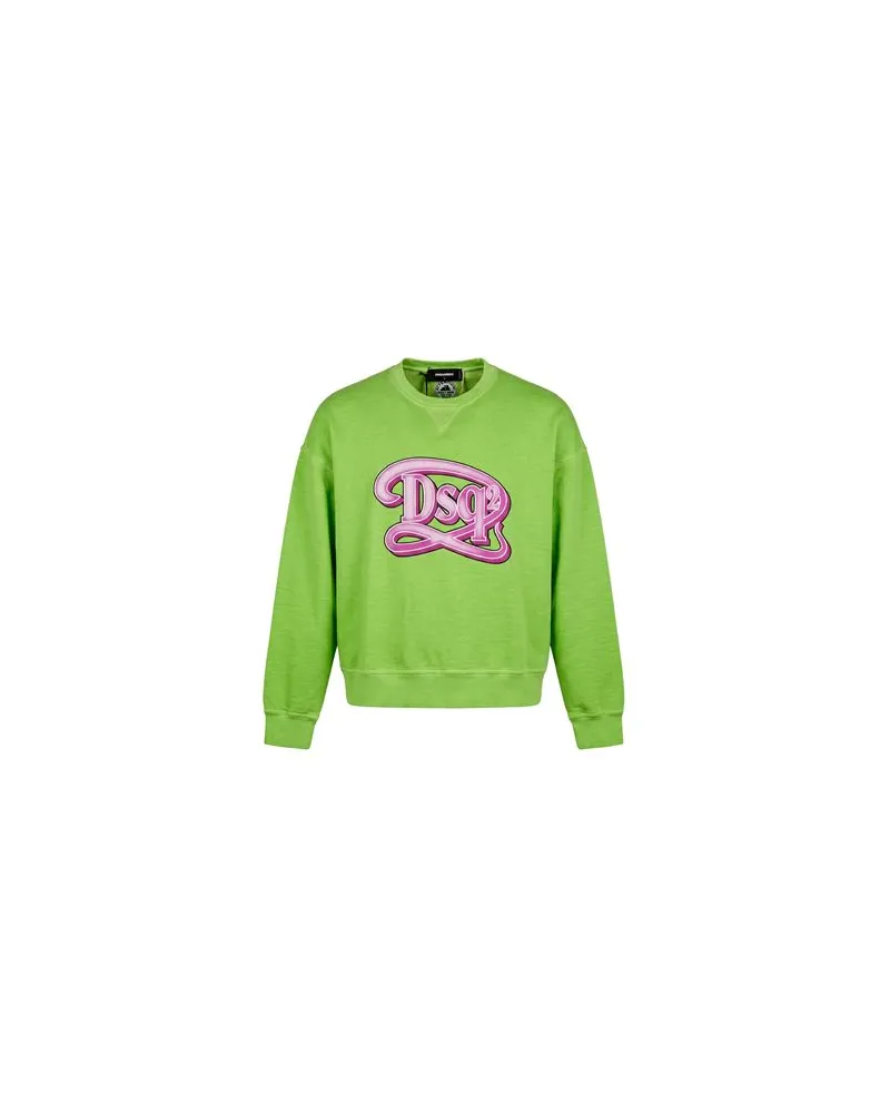 Dsquared2 TOPS - Sweatshirtsauf YOOX.COM Limettengrün