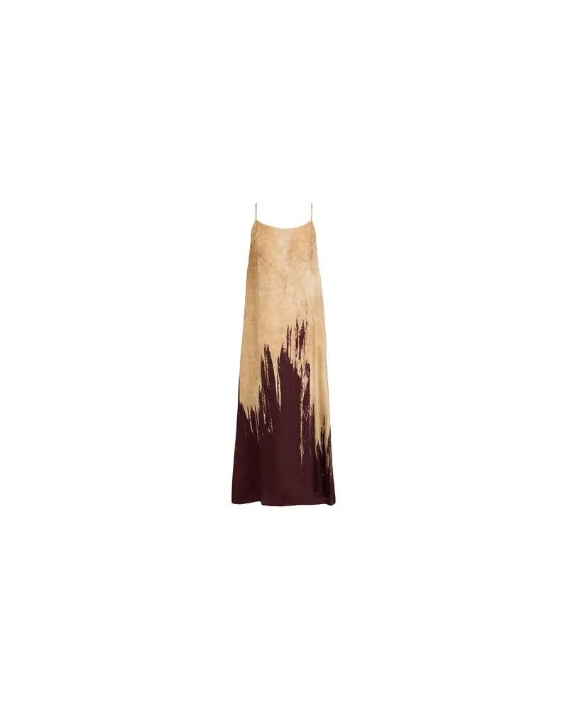 Uma Wang KLEIDER - Maxi-Kleiderauf YOOX.COM Sand