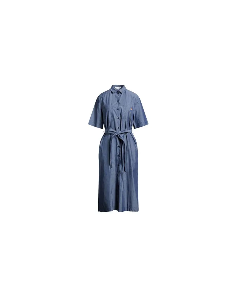 Kitsuné KLEIDER - Midi-Kleiderauf YOOX.COM Blau