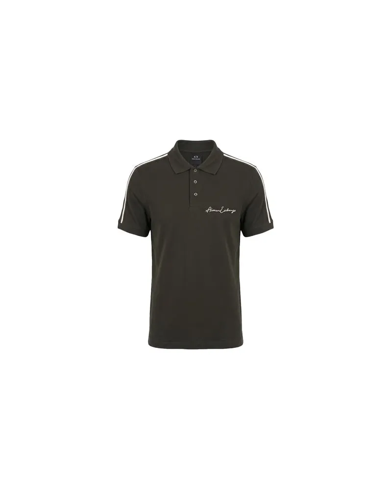 Armani Exchange TOPS - Poloshirtsauf YOOX.COM Dunkelgrün