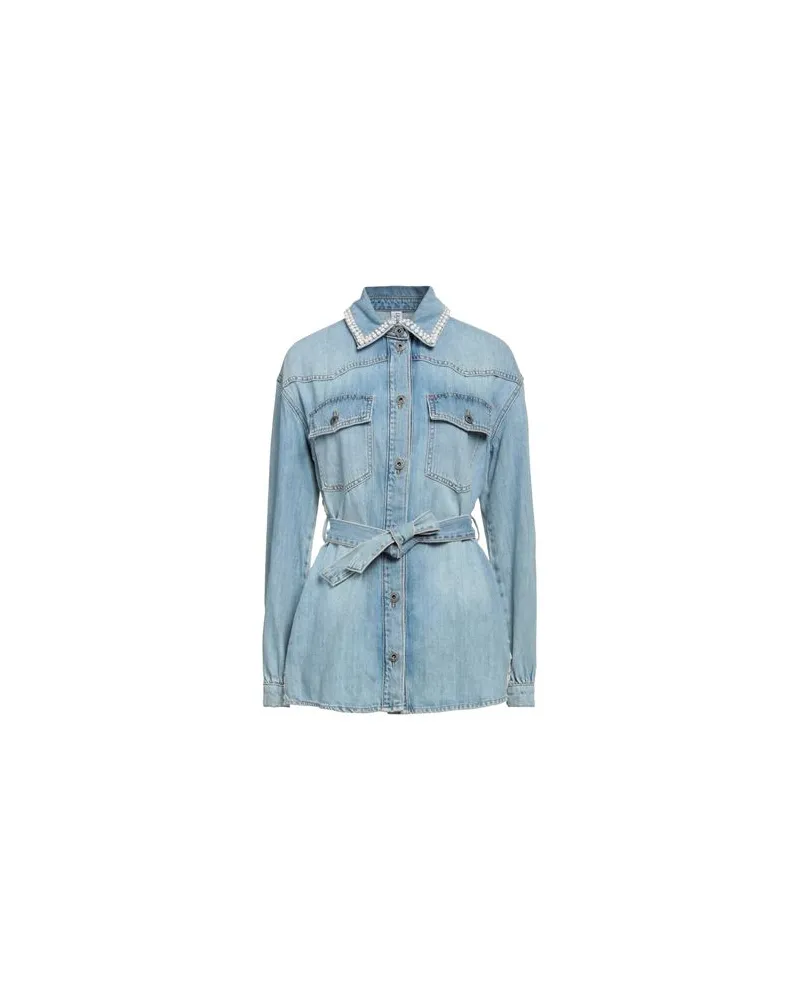 Liu Jo JACKEN & MÄNTEL - Jeansjacken/Mäntelauf YOOX.COM Blau
