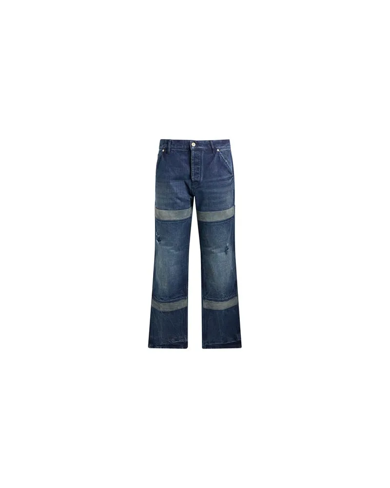Wales Bonner HOSEN & RÖCKE - Jeanshosenauf YOOX.COM Blau
