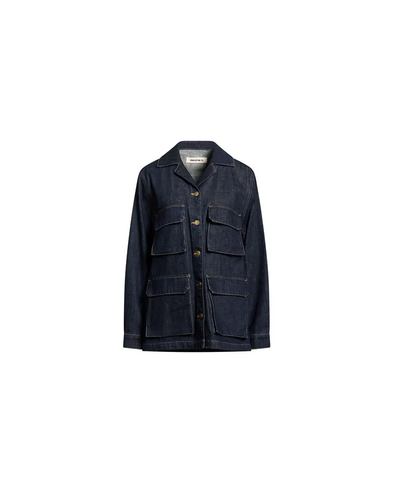 Semicouture JACKEN & MÄNTEL - Jeansjacken/Mäntelauf YOOX.COM Blau