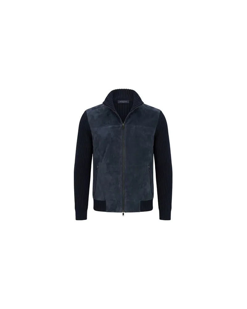 Daniele Fiesoli STRICKWAREN - Strickjackenauf YOOX.COM Marineblau