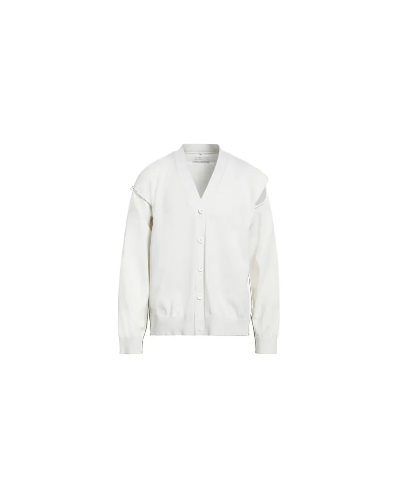 Maison Margiela STRICKWAREN - Strickjackenauf YOOX.COM Cremeweiß