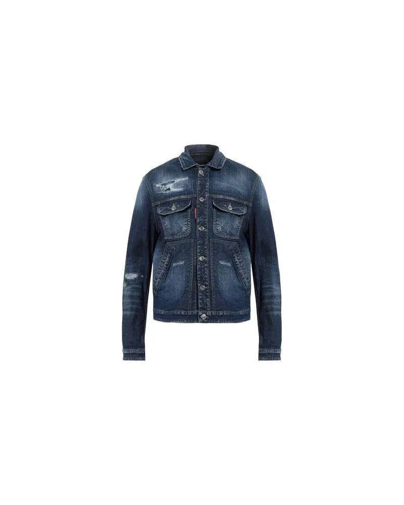 Dsquared2 JACKEN & MÄNTEL - Jeansjacken/Mäntelauf YOOX.COM Blau