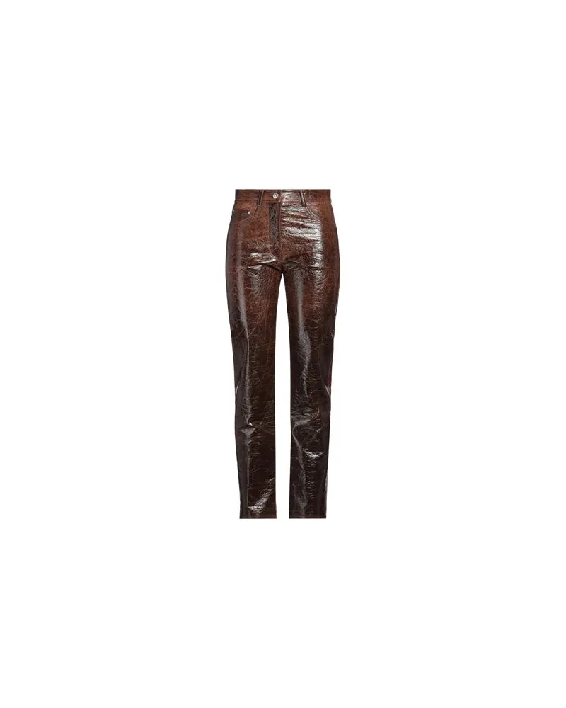 MSGM HOSEN & RÖCKE - Hosenauf YOOX.COM Schokobraun