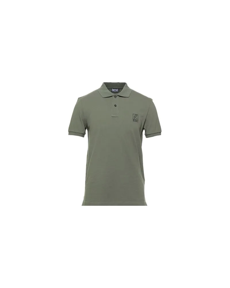 Diesel TOPS - Poloshirtsauf YOOX.COM Militärgrün
