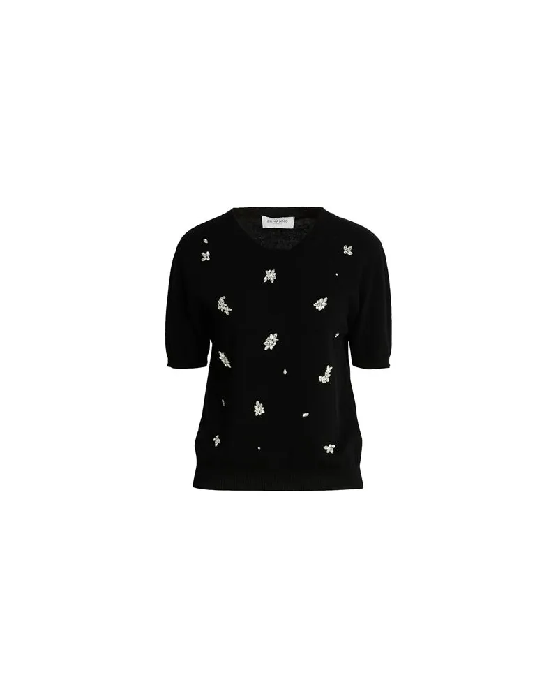 Ermanno Scervino STRICKWAREN - Pulloverauf YOOX.COM Schwarz