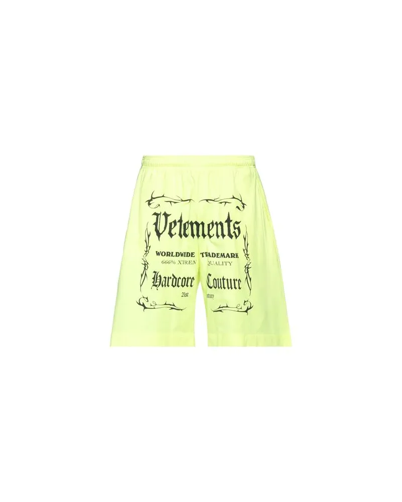 VETEMENTS HOSEN & RÖCKE - Shorts & Bermudashortsauf YOOX.COM Limettengrün