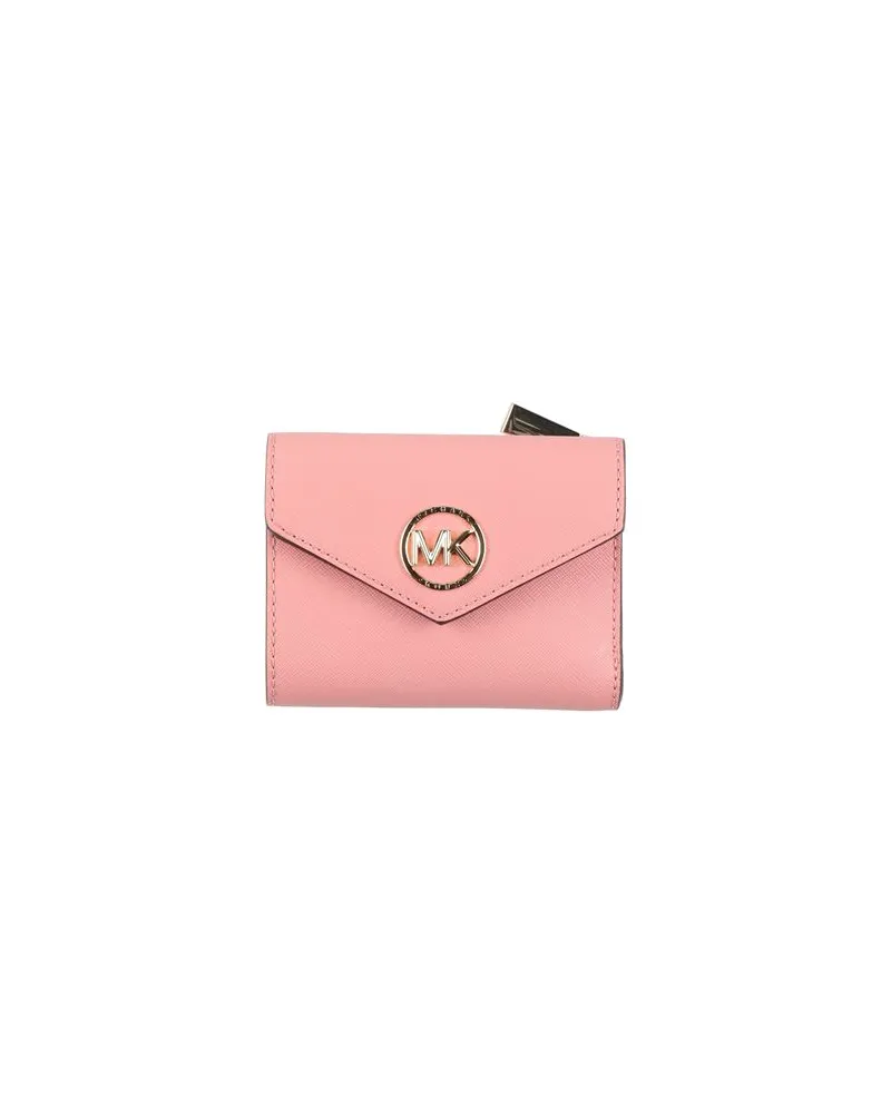Michael Kors MEDIUM ENV TRIFOLD  - Kleinlederwaren - Brieftaschenauf YOOX.COM Rosa