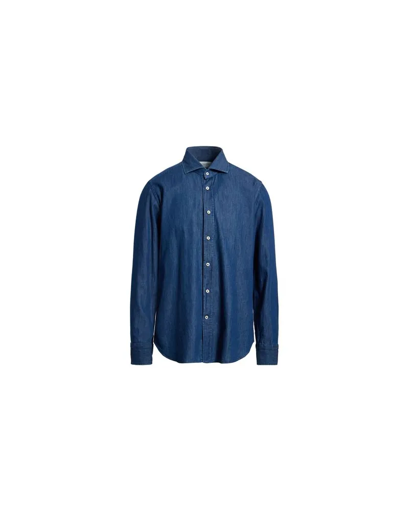 Tintoria Mattei TOPS - Jeanshemdenauf YOOX.COM Blau