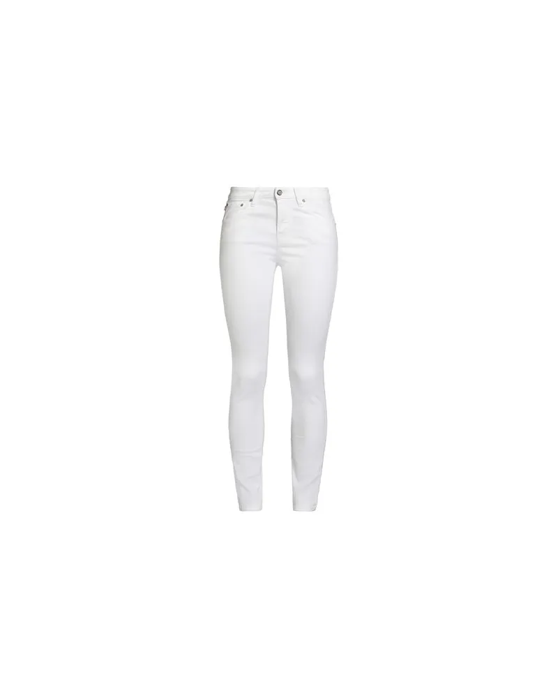 Blauer HOSEN & RÖCKE - Jeanshosenauf YOOX.COM Weiß
