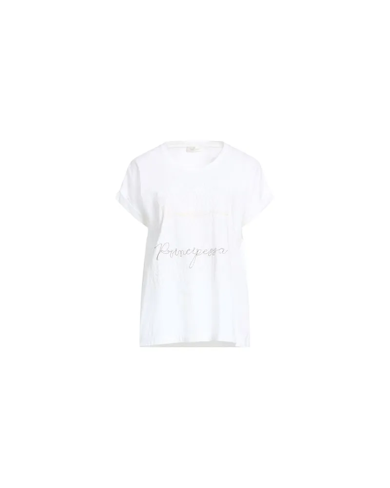 PANICALE Cashmere TOPS - T-shirtsauf YOOX.COM Cremeweiß