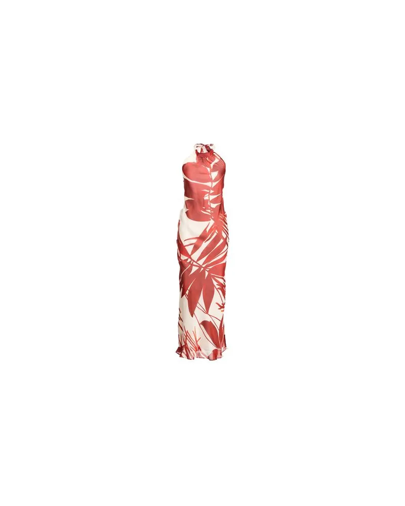 Hanita KLEIDER - Maxi-Kleiderauf YOOX.COM Rostrot