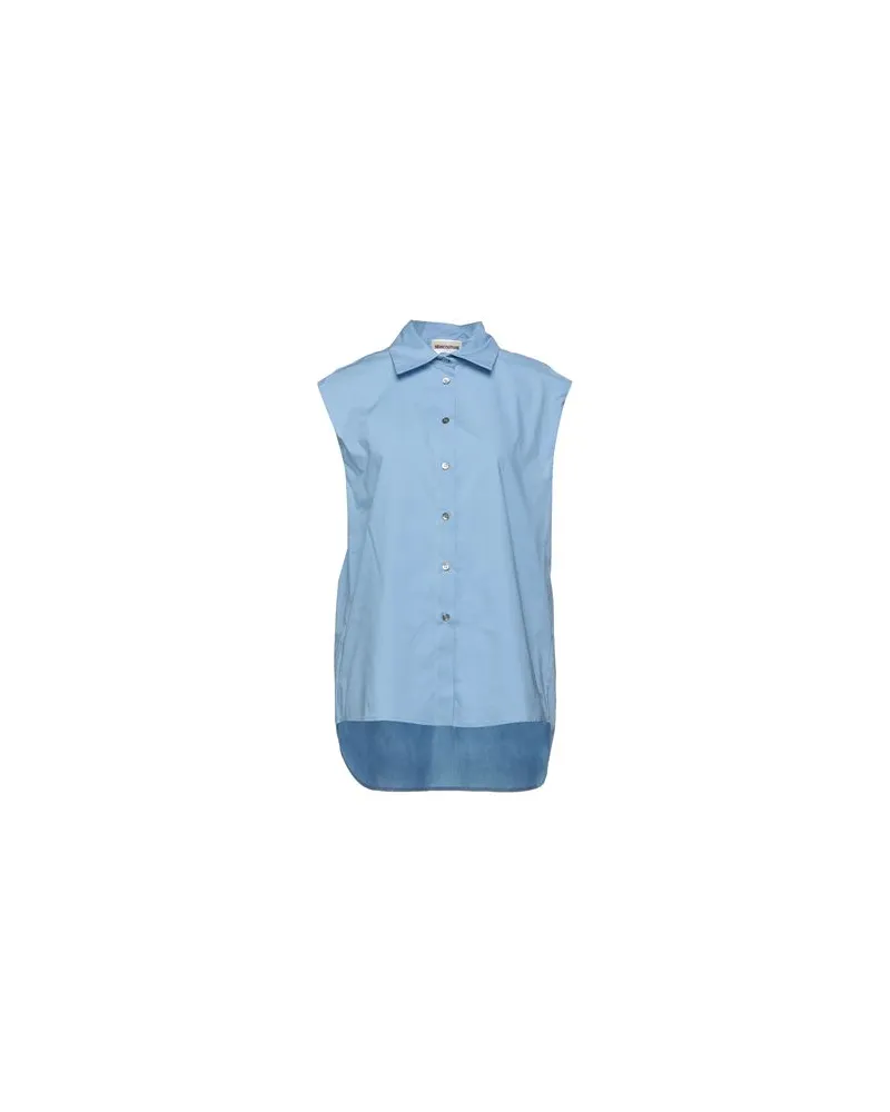Semicouture TOPS - Hemdenauf YOOX.COM Azurblau