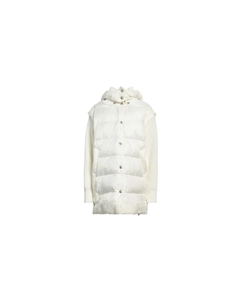 Ermanno Scervino JACKEN & MÄNTEL - Pufferjacken & Daunenjackenauf YOOX.COM Elfenbein