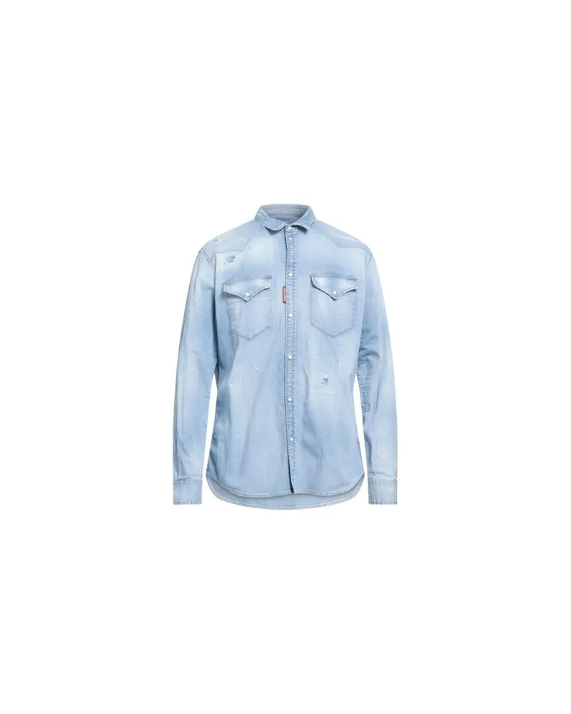 Dsquared2 TOPS - Jeanshemdenauf YOOX.COM Blau
