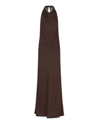 ROTATE Birger Christensen Maxi-Kleid Braun