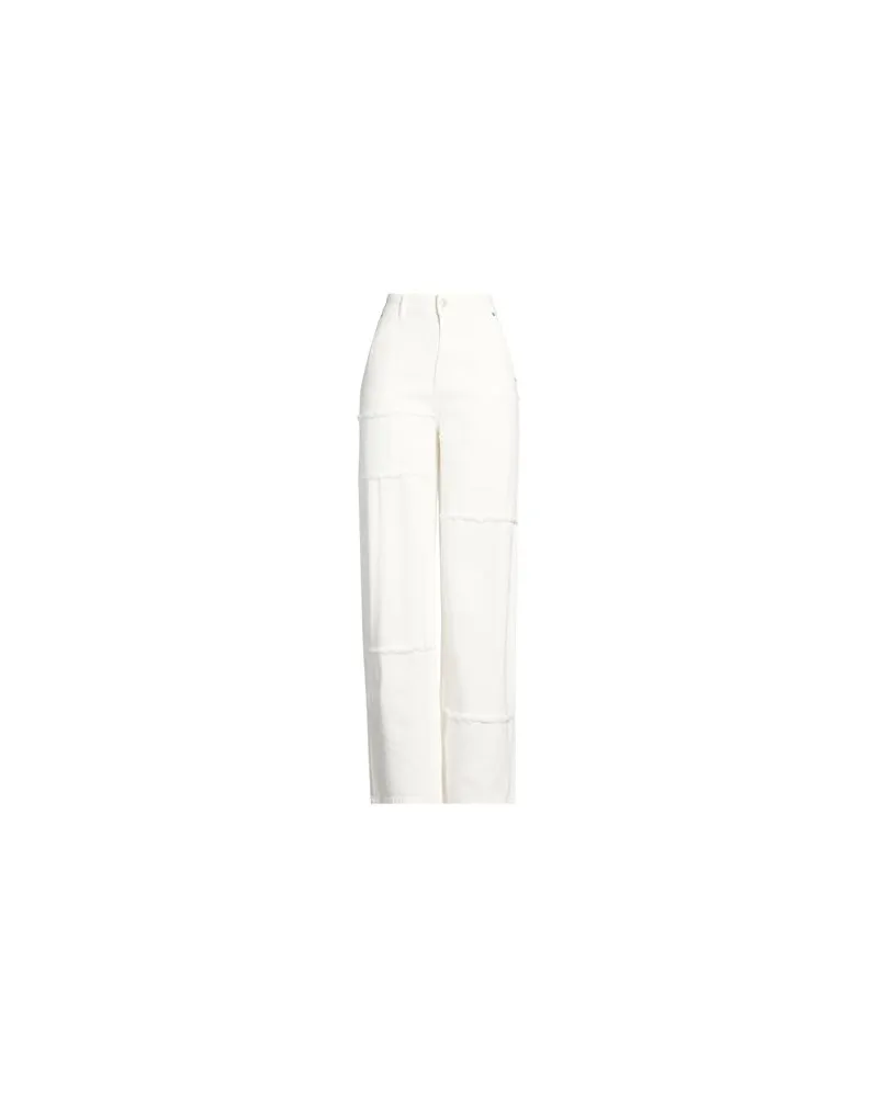 VICOLO HOSEN & RÖCKE - Jeanshosenauf YOOX.COM Elfenbein