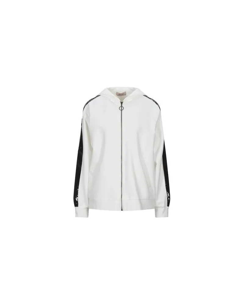 Twin-Set TOPS - Sweatshirtsauf YOOX.COM Weiß
